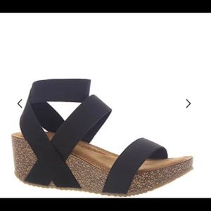 madden girl zoeyy cork wedge sandal